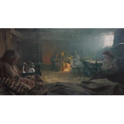 Poranek u Bylicy w chacie -...