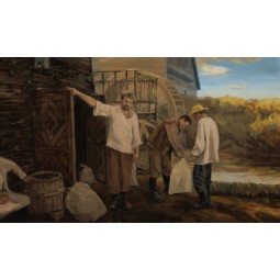 Under the mill. The old...