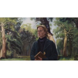 Jasio in the forest. I'm...