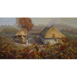 Boryna's Farm. View from above the orchard - CH1541