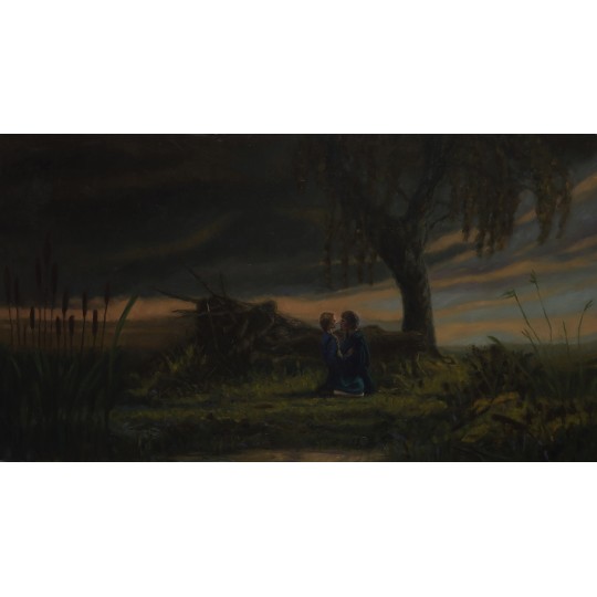 Lovers by the pond. I thought of you day and night - CH1519